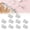 A, variant on SLUOHZXI 10 Pieces Self Adhesive Clips, Tapestry Sticky Spring Hangers Wall Clips for Hanging Poster Photo Office Decorations, Clear