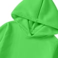 thumbnail image 5 of Mens Sweatshirts Hoodies Cameland Men's Crew Neck Long Sleeve Solid Color Hooded Sweatshirt Front Pockets Green,XL, 5 of 6