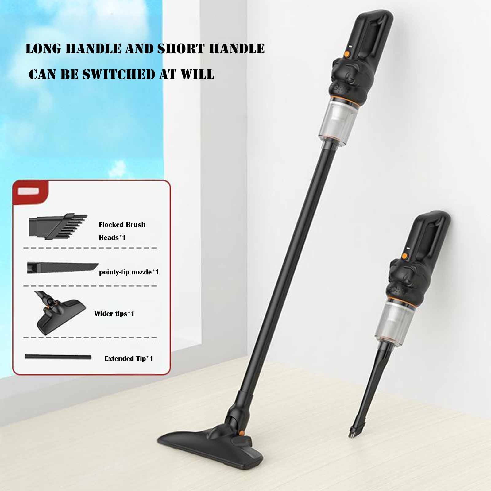 Staron Wireless Handheld Vacuum Cleaner, Powerful Suction Duster for Car and Home, Includes Multiple Brush Heads and Extended Nozzle, Long Battery Life