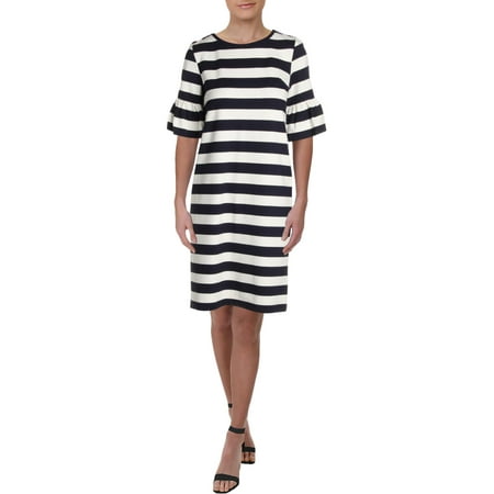 Lauren Ralph Lauren Womens Kitsu Striped Crew Neck T-Shirt Dress