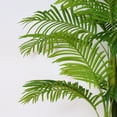 thumbnail image 6 of 5ft Artificial Palm Tree, Tropical Palm Faux Floor Plant with Trunks and Realistic Leaves for Home Living Room Bedroom Office Decor, 6 of 7