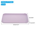 thumbnail image 2 of Unique Bargains 12x9' Fast Food Tray, 2 Pack PP Plastic Reusable Multi-Purpose Non-Slip Serving Tray Purple, 2 of 5
