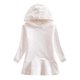 thumbnail image 1 of Odeerbi Niñas Sudaderas Con Capucha Vestido Plisado Sudadera de Algodón Vestido Color Sólido Manga Larga Vestido Suelto, 1 of 3