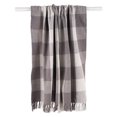 thumbnail image 2 of 4' x 5' Gray and White Rectangular Home Essentials Plaid Woven Throw, 2 of 5