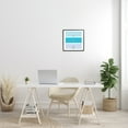 thumbnail image 2 of Modern Paddle Boarding and Kayaks Athletes Summer Sports Coastal Framed Art Print Wall Art, 17x17, 2 of 6