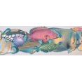 thumbnail image 2 of Coloré Poisson Sarcelle Enfants Papier Peint pour Chambre Salle de Bain Salle de Jeux, Rouleau 15' x 9", 2 of 3