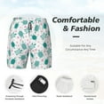 thumbnail image 5 of Balery Sea Turtle Mens Swim Trunks Swim Shorts for Men Quick Dry Inseam Beach Shorts with Compression Liner Pocket-XX-Large, 5 of 9