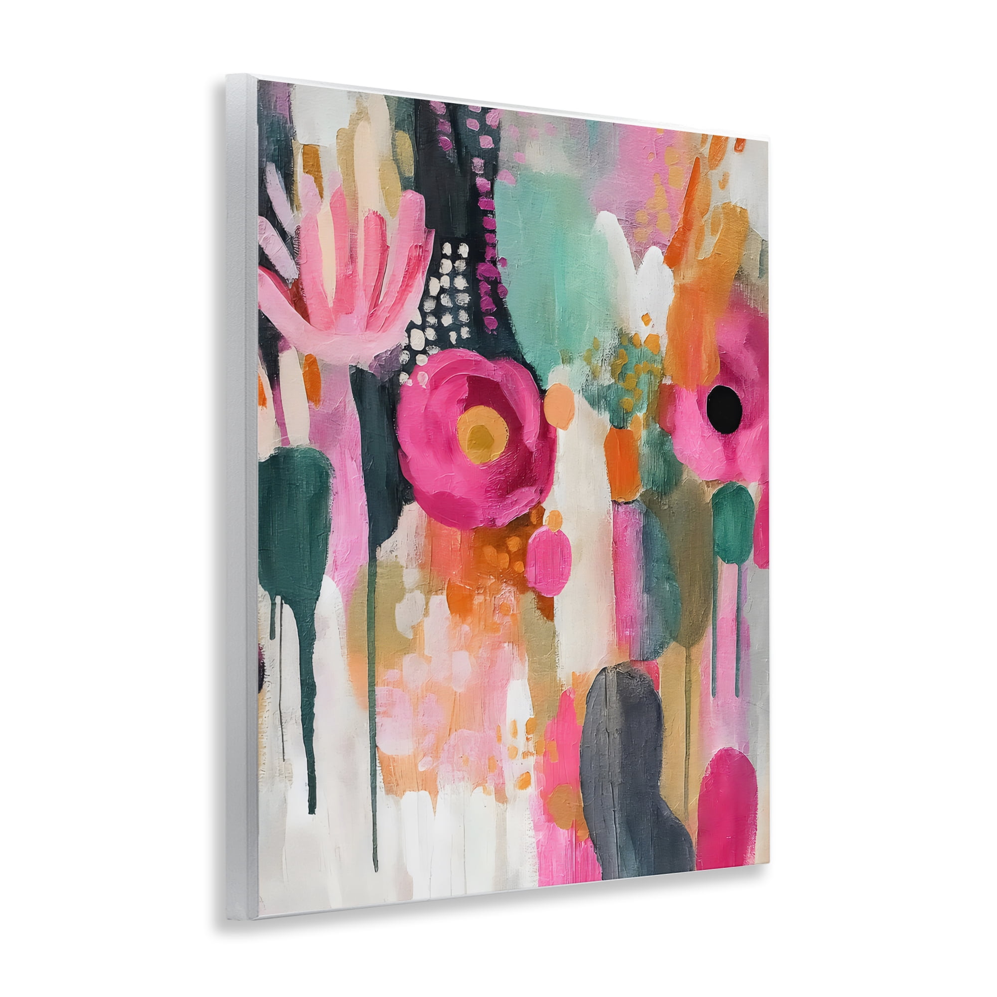 Stupell Industries Dripping Blooms Cascade Wall Plaque Art, design by Riley B