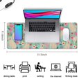thumbnail image 5 of Long Mouse Pads for Desk,Golden Retriever Dog and Flowers Desk Mats on Top Of Desks, Desk Mouse Pad Extra Large with 3mm Non-Slip Base and Stitched Edge for Gaming,Office,Work,Home 31.5"x11.8", 5 of 6