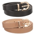 thumbnail image 1 of 2 cinturones de moda para mujer, cinturones vaqueros, cinturones de piel sintética para pantalones y vestidos, 1 of 4