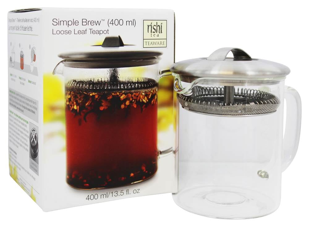 13.5 oz Rishi Loose Leaf Tea Simple BrewerTeapot 
