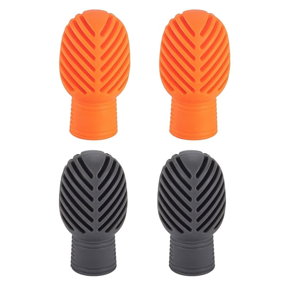 RYUJNDK 4Pcs Drum Mute Silicone Drumstick Tip Drumstick Dampeners Percussion Accessory for Silencing Drumming Practice