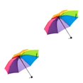 thumbnail image 1 of Guardoinrt Haute Densité Impact Tissu Parapluie Pliant Robuste et Durable pour Arc-en-Ciel Coloré 2Set, 1 of 6