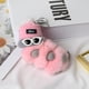 thumbnail image 4 of Llavero de gusano Sonducket colgante de oruga de peluche Kawaii para mujer Rosado, 4 of 6