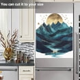 thumbnail image 3 of Yayeee Magnetic Dishwasher Cover for The Front Decoration Home Kitchen Machine Sticker Protector, Blue Mountains, 3 of 6