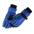 thumbnail image 4 of Guantes de invierno para niños, guantes interiores de felpa, guantes gruesos resistentes al viento para clima frío, guantes de esquí para niños, niñas , azul CUTICAT Guantes de invierno, 4 of 8