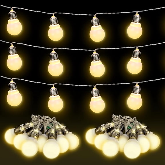YANTON 2 Pcs Marquee YANTON String Bulbs13.8 ft Long for Marquee Letters Numbers 3 4 ft Tall Waterproof LED String YANTON for Indoor Outdoor Wedding Birthday Party Decor