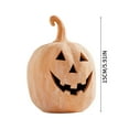 thumbnail image 2 of Terracotta Pumpkin a Handmade Terracotta Wonder & Hallowmas Handcrafted Jack O'-Lantern for Porch Fall Decorations for Home, 2 of 7