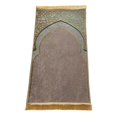 thumbnail image 2 of Prayer Rug Decoration Exquisite Polyester Ramadan Gift Prayer Rug Nonslip for Eid Travel Meditation Brown, 2 of 9