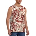 thumbnail image 2 of Bingfone Dragons1 Pattern Men's Tank Tops Workout Sleeveless Tee Shirts Running Beach Tanks for Men-3X-Large, 2 of 8