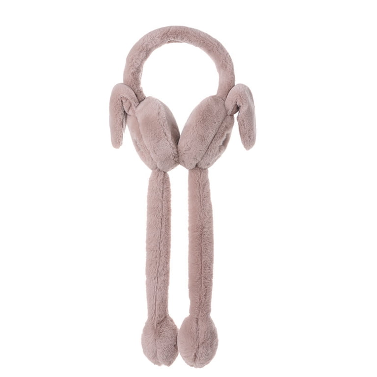 Dengjunhu Women & Girls Cute Pop Up Moving Ear Bunny, Fine Plush