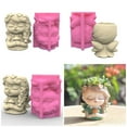 thumbnail image 2 of ZPAQI Cute Girl Pen Holder Flower Pots Silicone Molds Epoxy Resin Mold DIY Succulent For Valentine's Day gifts, 2 of 11