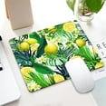 thumbnail image 4 of Lemons & Tropical Leaves Summer Mouse Pad 9.5x7.9in Non-Slip Rubber Base Customized Rectangle Mousepad for Office & Home, 4 of 5