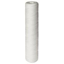 String Wound Water Filter Cartridge 4.5x20 Inch - 30 Micron Sediment Filter for Whole House, Well Water, & Industrial Use