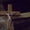 Cross Of Forgiveness, variant on Elephant Stock Christian Wall Art - Horizontal Multi Panel Canvas - Living Room Wall Decor - Religion And Spirituality Multi Panel - Black And Gray Decor - 24" x 14"