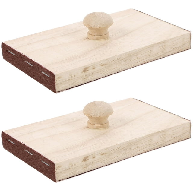 HONMEET 1 Pair Childrens Percussion Instruments Wooden Castanet For Kindergarten Activities And Home Use