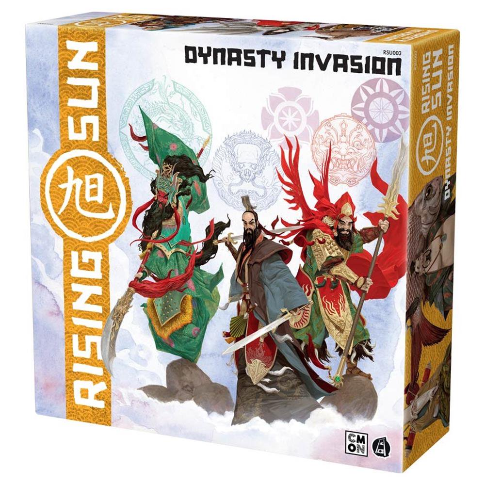 Rising Sun Dynasty Invasion Expansion Strategy Board Game CMON