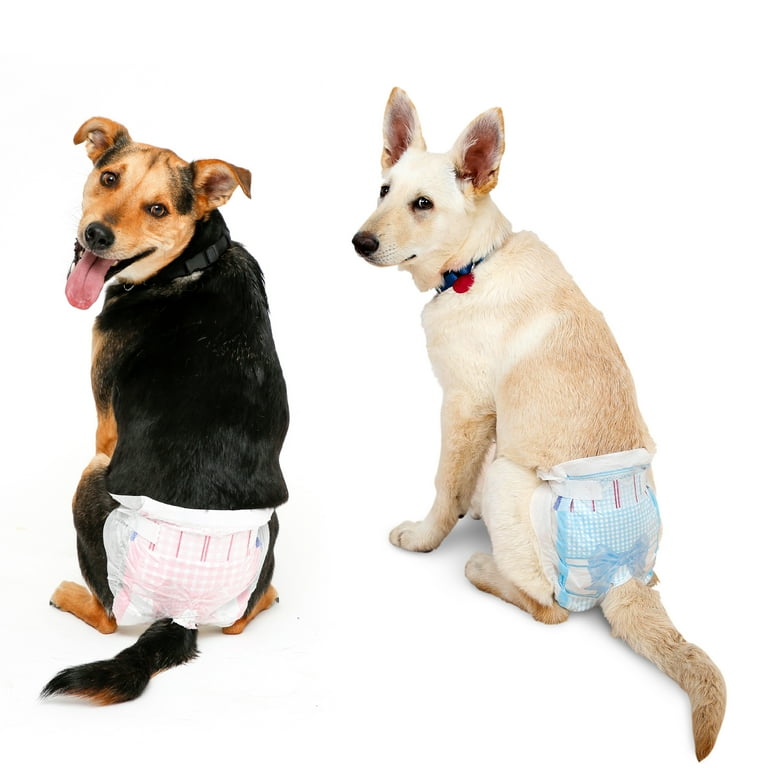 Hartz Disposable Dog Diapers for Female and Male Dogs or Puppies Superior Leak Proof Protection Size M Pack of 32