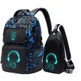 thumbnail image 1 of Mochilas Asge para niños, bolsas escolares y conjunto de bolso bandolera, 1 of 3
