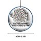 thumbnail image 3 of Teissuly Christmas Personalized Circular And Interesting Christmas Tree Decorations, Friendship Decorations Teissuly WER202311273781, 3 of 6