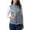 Blue, variant on Women’s Lightweight Warmth Stand Up Collar Vest (Black, Medium)