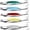 5pcs Multiple Colors, variant on Fishing Lures,Fishing Spoons, Colorful Casting Fishing Spinner Hard Baits Tackle Single Hook for Trout Bass Salmon Freshwater Saltwater with Metal Hooks