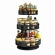 thumbnail image 1 of Cocina Estante de Almacenamiento de Condimentos Giratorios,Organizador Giratorio de 3 Niveles, Diámetro 22-30.5cm Organizador de Cocina Giratorio 360º,Plataforma Giratoria de Altura Ajustable, 1 of 7