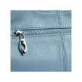 thumbnail image 5 of LUXUR Ladies Leather Top Handle Handbag Women Classic Satchel Crossbody Bags Purse Daily Portable Detachable Tote Sky Blue, 5 of 7