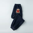 thumbnail image 2 of Teen Sweatpants Girls Navy Sweatpants Casual Boy Athletic Pants Sweatpants with Pockets Girl Clothes Size 11-12 Years, 2 of 3