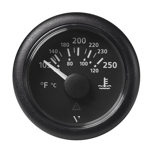 Veratron 52MM (2-1/16") ViewLine Water Temperature Gauge - 100-... [A2C59514176]