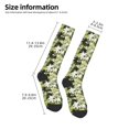 thumbnail image 4 of Fotbe Hawaii Palms print Women's Men's Novelty Crew Socks Cotton Socks Knee High Socks for Walking,Running,Nurses,Pregnancy, 4 of 8