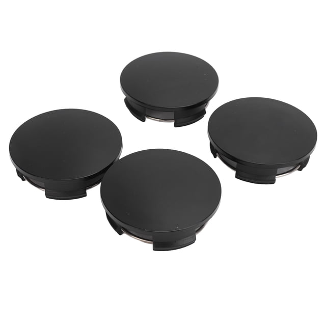 Tapacubos Centrales De Rueda, Protectores De 57 Mm, 4 Piezas, Tapas Centrales De Rueda Estilo Fibra De Carbono Con Abrazaderas De Metal Para Automóviles