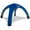 Ultra Marine Blue, variant on SOLI: Air Canopy 12' - Ultra Marine Blue - Outdoor & Beach Self-Inflating Sun Tent, Shade Wall, UPF 50+, Pump-Stakes, Lightweight & Portable, Backpack