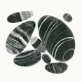 thumbnail image 3 of Borges, Victoria 20x20 Black Modern Framed Museum Art Print Titled - Mineralize IV, 3 of 5