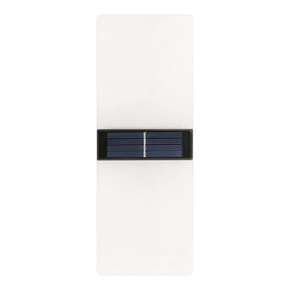 Lampes Solaires d'Extérieur, Lampes Solaires d'Extérieur pour Jardin, 2 Pcs Lampes Solaires pour Clôture, Lampes Murales Solaires à DEL, Extérieur Ip65, Lampes Murales d'Extérieur pour Cour Arrière, Jardin, Garage et Allée, Lampes Solaires de Jardin
