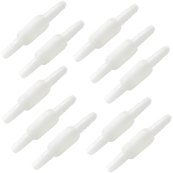 ResOne Oxygen Tubing Swivel Connector, 10-Pack - 360° Rotating O2 Hose Coupler for Standard Oxygen Tubing, Leak-Resistant Barbed Design, Easy-Attach Oxygen Line Connector