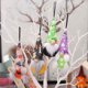 thumbnail image 3 of Teissuly 4pcs Halloween Decorations Printing Pointed Hat Faceless Doll Doll Doll Pendant Dance Party Festive Layout Props Teissuly WER202309201364, 3 of 9