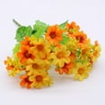 thumbnail image 2 of Silk Artificial Flowers for Indoor, Lifelike Artificial Daisies Bouquet, Faux Wildflowers for Home Decor, Outdoor Garden, Table Centerpiece 1PCS Fake Plants, 2 of 9