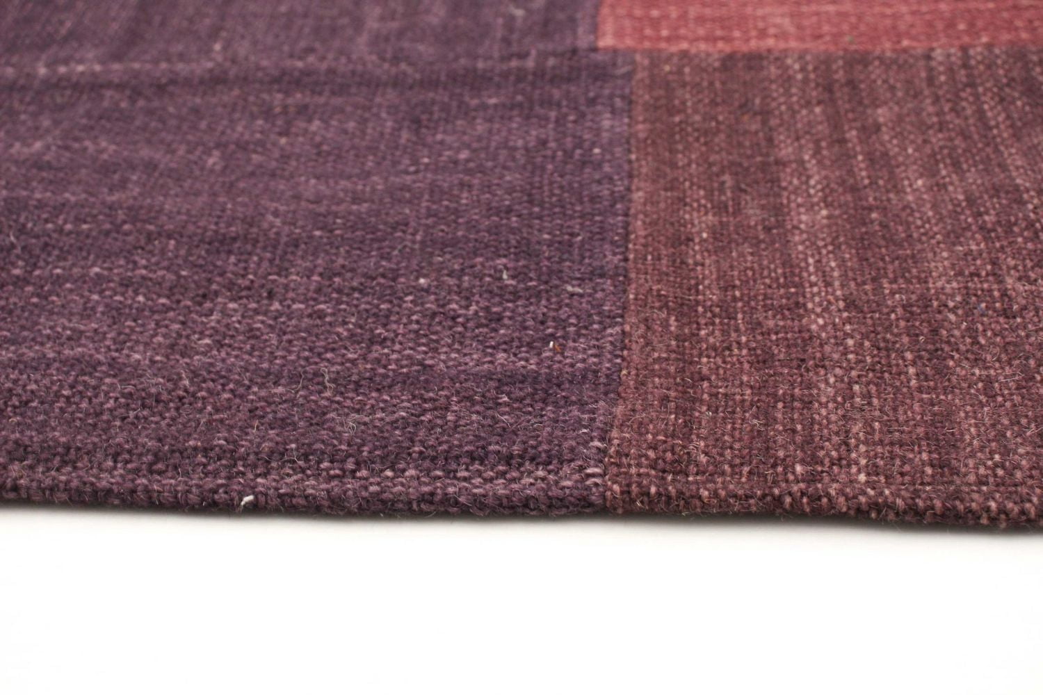 ECARPETGALLERY 5'3" x 7'10" Flat-weaves & Kilims Moldovia Patch Hand Made Area Rug for Living Room, Dining Room and Bedroom in Brown