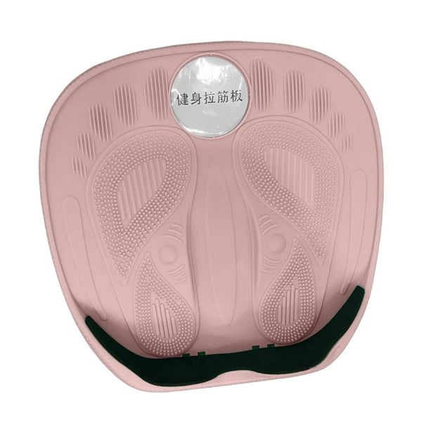 Tabla de estiramiento de pantorrillas, tabla inclinada, máquinas de ejercicio de piernas, portátil, antideslizante, compacta rosa